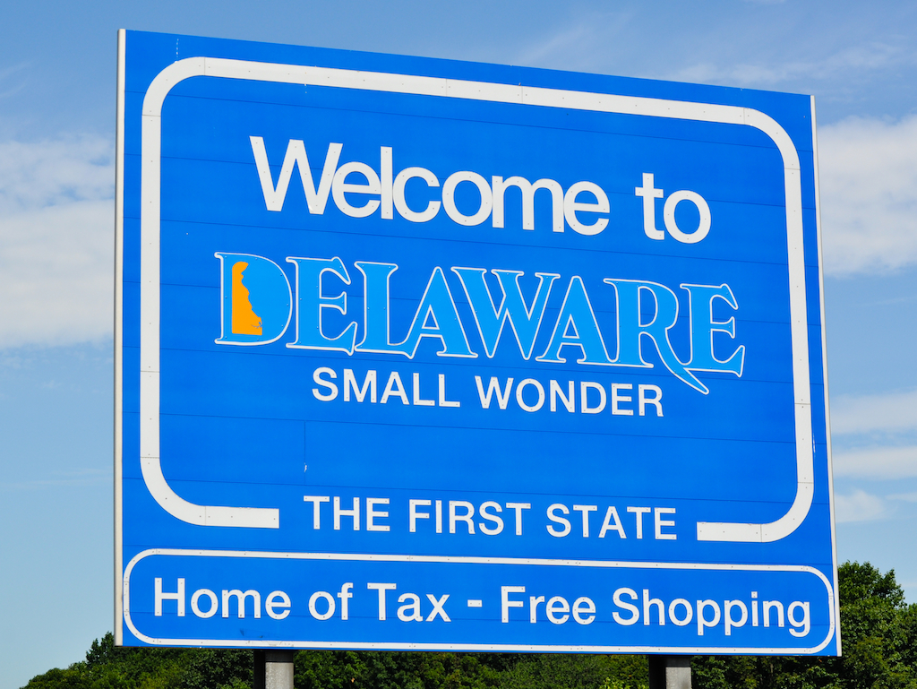 Compras sem imposto em Delaware