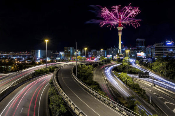 Festa de Ano Novo em Auckland 