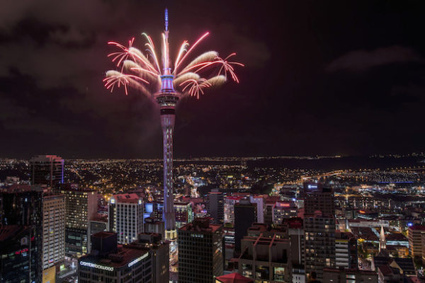 Ano Novo em Auckland 