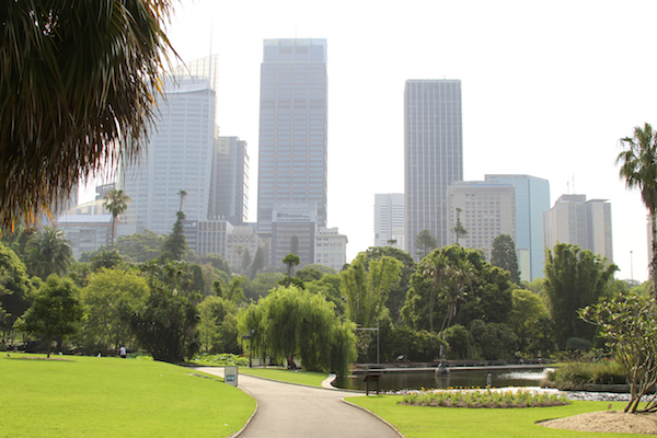 Jardim Botânico de Sydney na Austrália