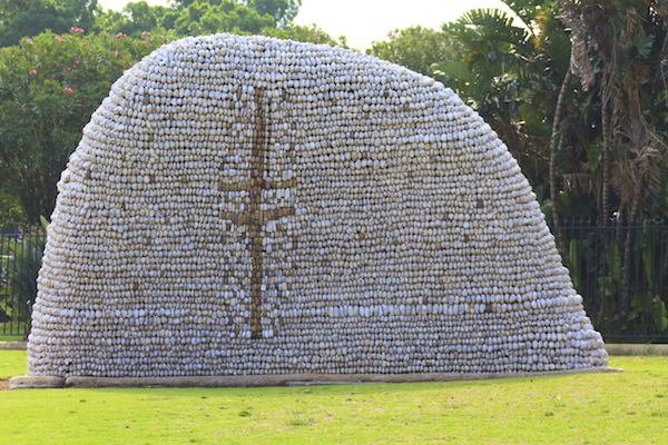 Escultura no Jardim Botânico de Sydney na Austrália