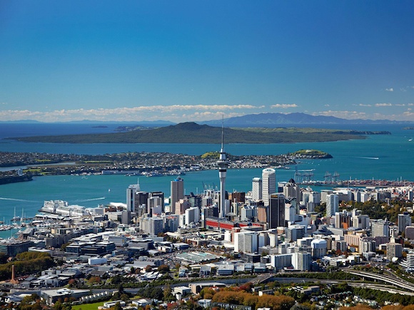 Vista Aérea de Auckland