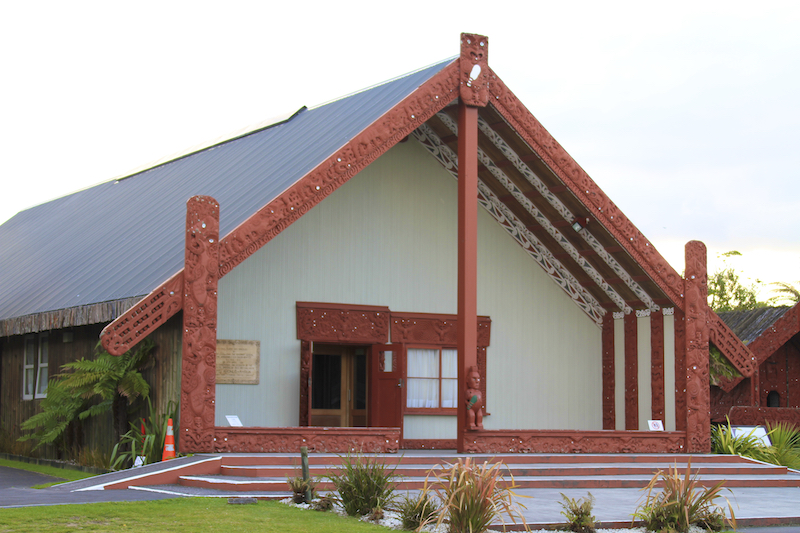 Tunel de acesso ao Te Puia em Rotorua