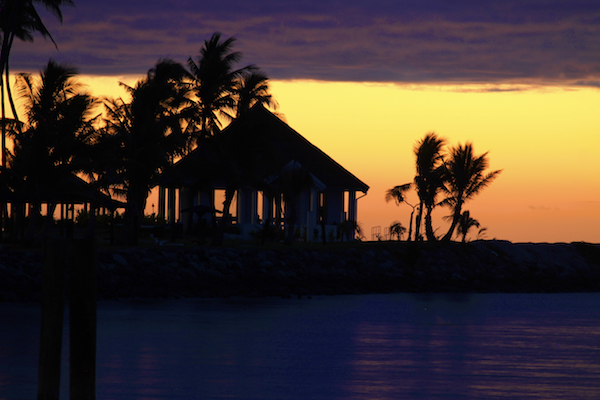 Fim de tarde em Fiji