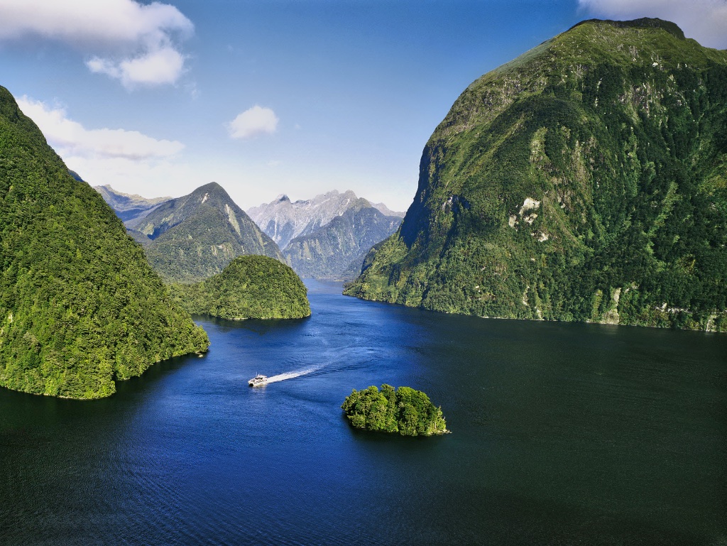 Doubtful Sound nos fiordes Neozelandeses