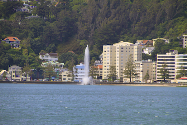 Chafariz em Wellington na Nova Zelândia